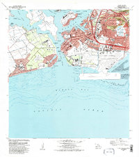 1983 Map of Pearl Harbor, Honolulu County, HI — High-Res | Pastmaps